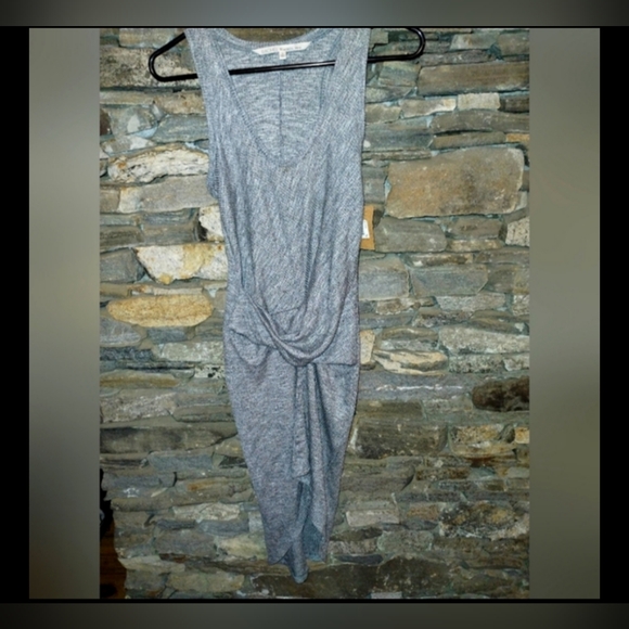 Rachel Rachel Roy NWT Gray gathered sleeveless tank dress, high low - Picture 9 of 9